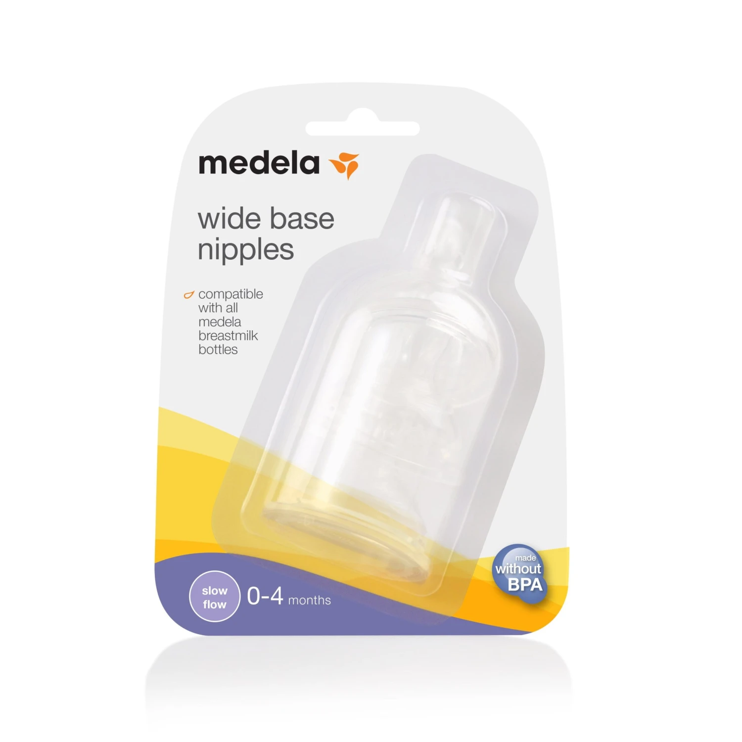 Medela Wide Base Teat - 3 Pack - Image 2