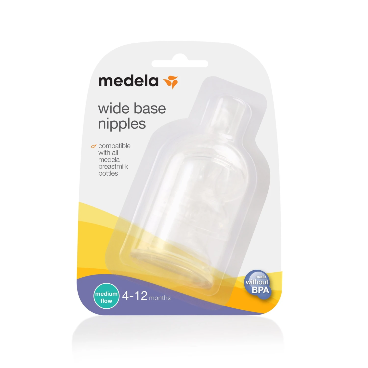 Medela Wide Base Teat - 3 Pack - Image 3