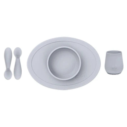 Ezpz Tiny First Food Set - Pewter