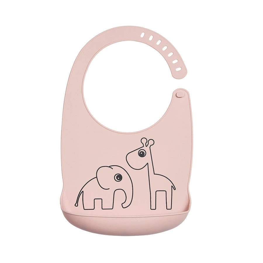 Done By Deer Deer Friends Silicone Bib VARIOUS COLOURS - Image 2