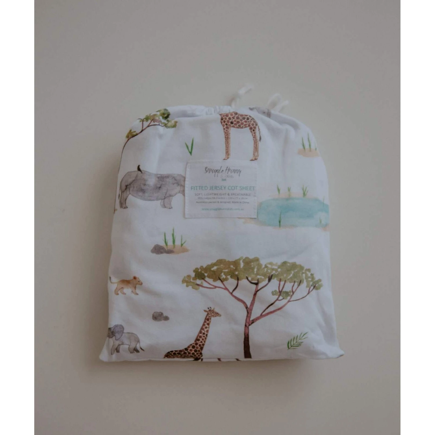 Fitted Cot Sheet - Safari - Image 4