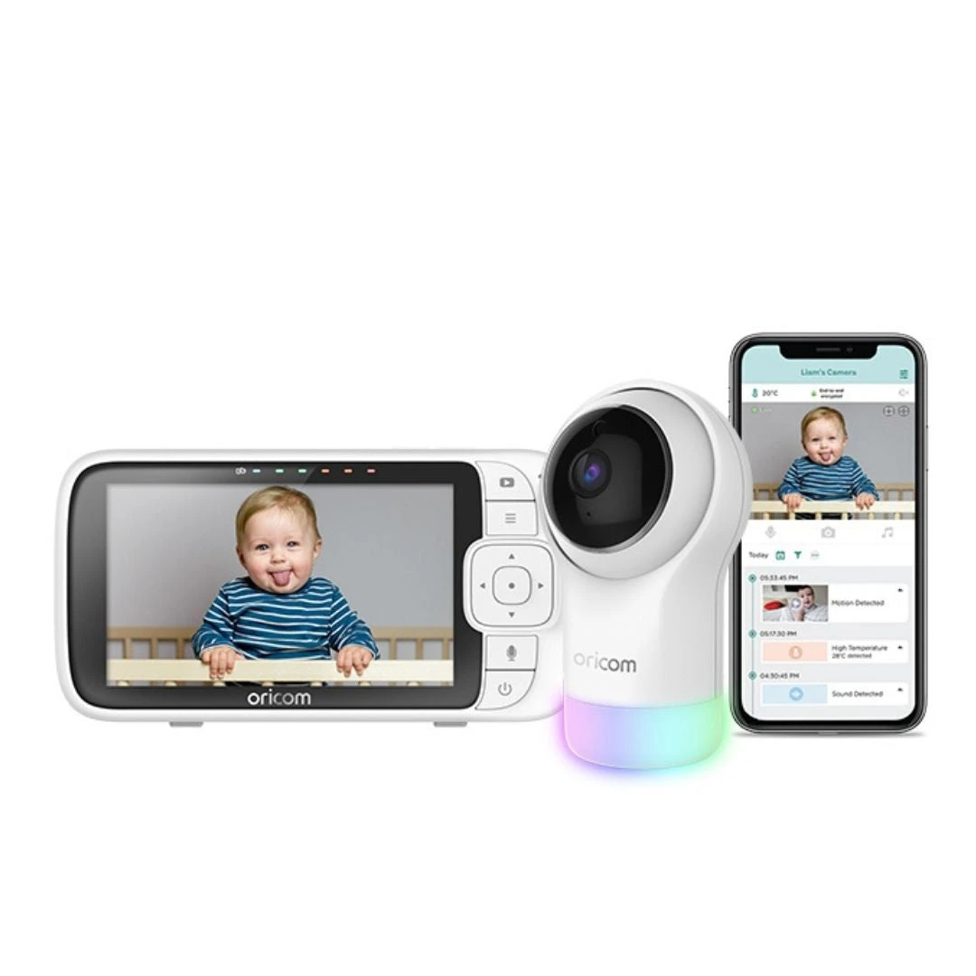 5″ Smart HD Nursery Pal Glow+ Baby Monitor