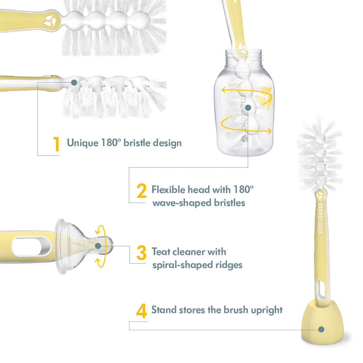 Medela Quick Clean Bottle Brush - Image 3