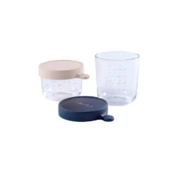 Beaba Superior Glass Jar Set Of 2 - 150/250ml VARIOUS COLOURS