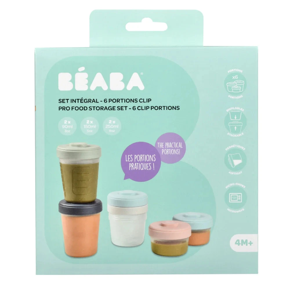 Beaba Clip Portions Food Storage Pro Set - Image 4