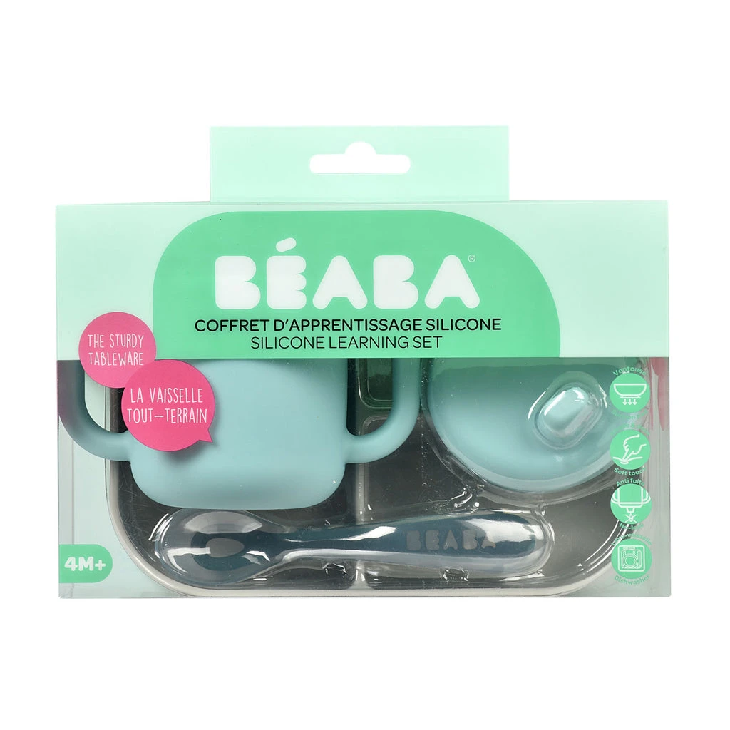 Beaba Silicone Learning Set VARIOUS COLOURS - Image 6