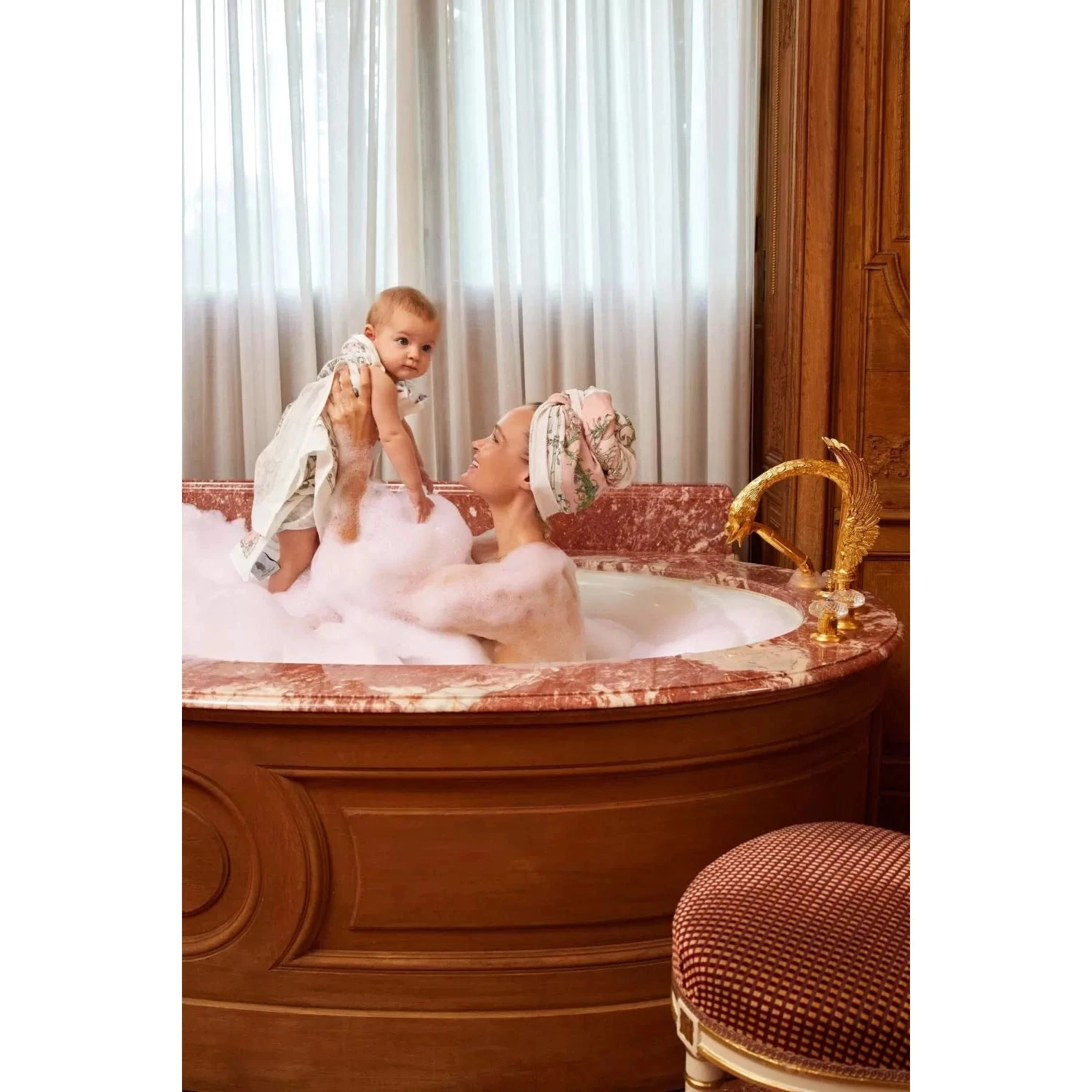 Swaddle - Tapestry Pink On Pink PRE ORDER JULY - Image 3