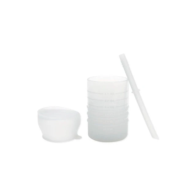 Bumkins Silicone Straw Cup With Lid VARIOUS COLOURS - Image 3