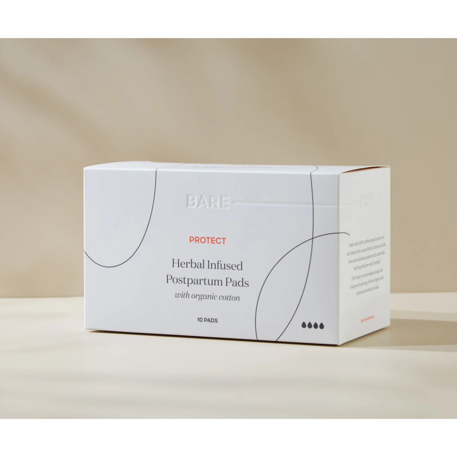 Herbal Infused Postpartum Pads 10pk