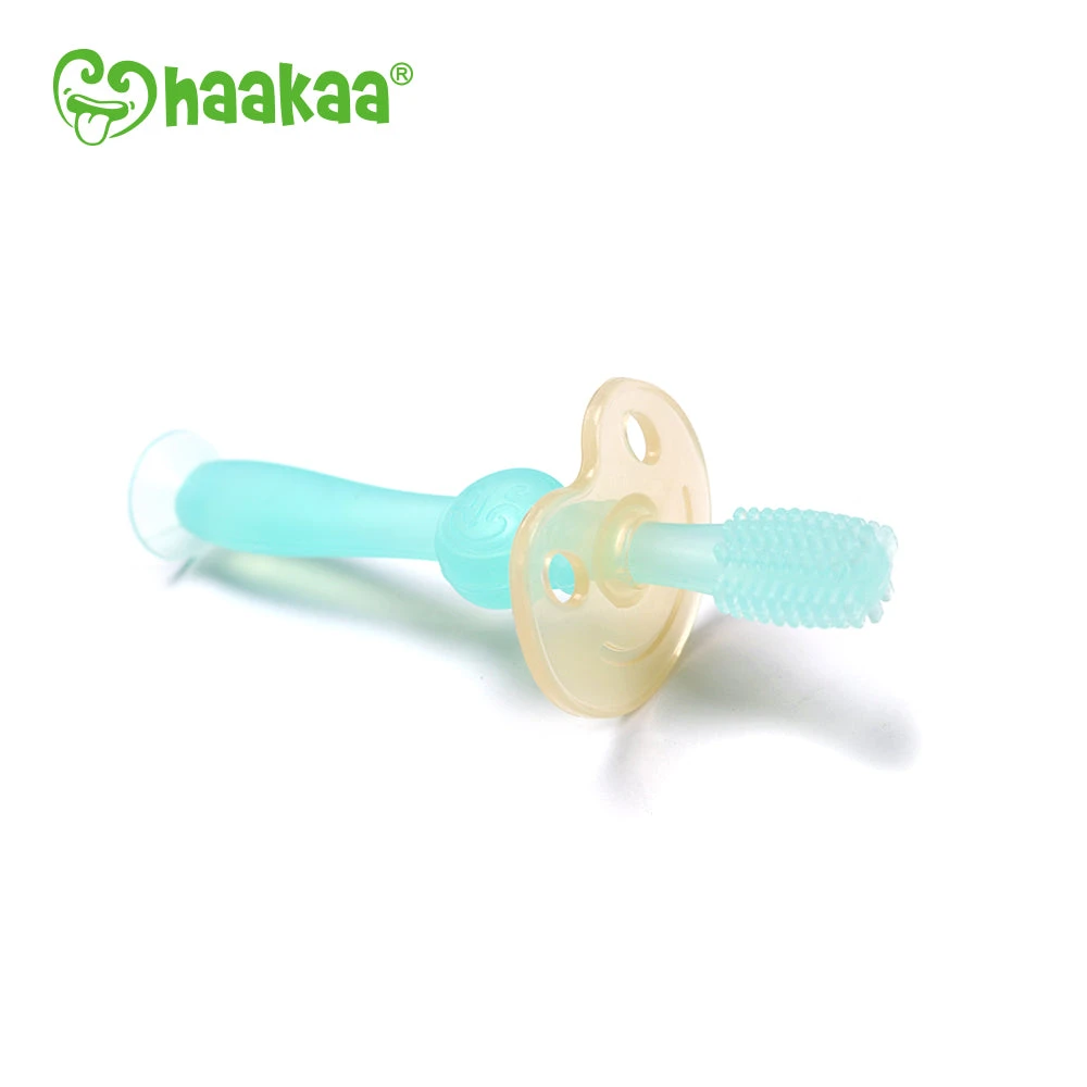 Haakaa 360° Silicone Toothbrush VARIOUS COLOURS - Image 6