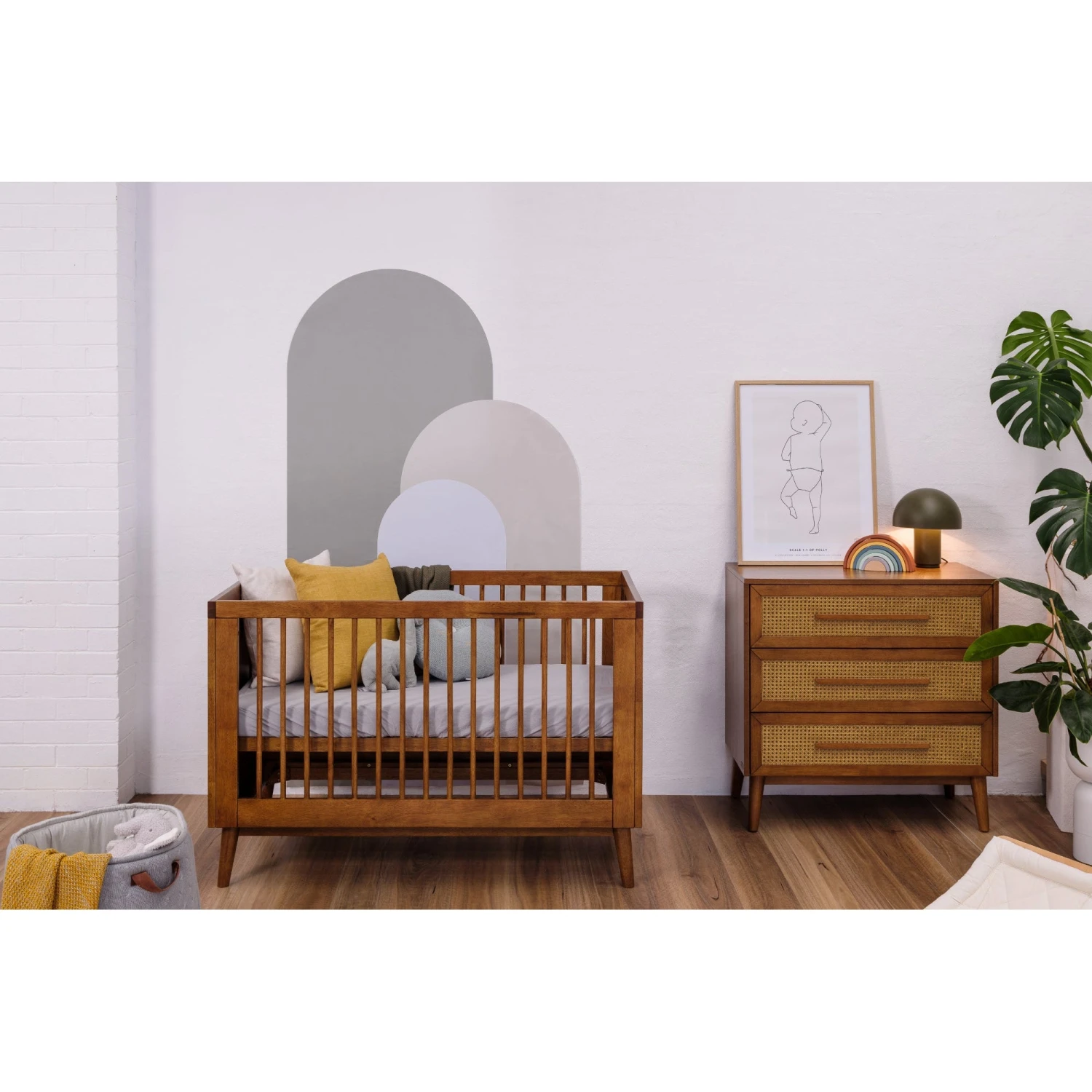 Kaya Nursery Package - Cot & Chest - Image 6
