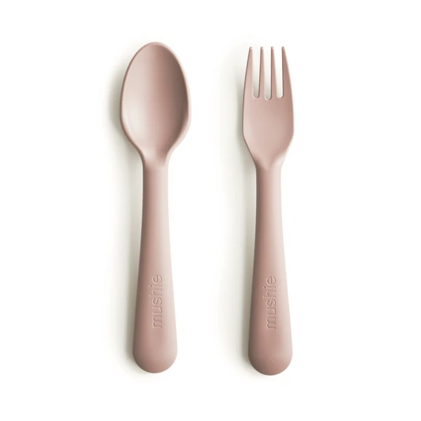 Mushie Fork And Spoon Set VARIOUS COLOURS - Image 3