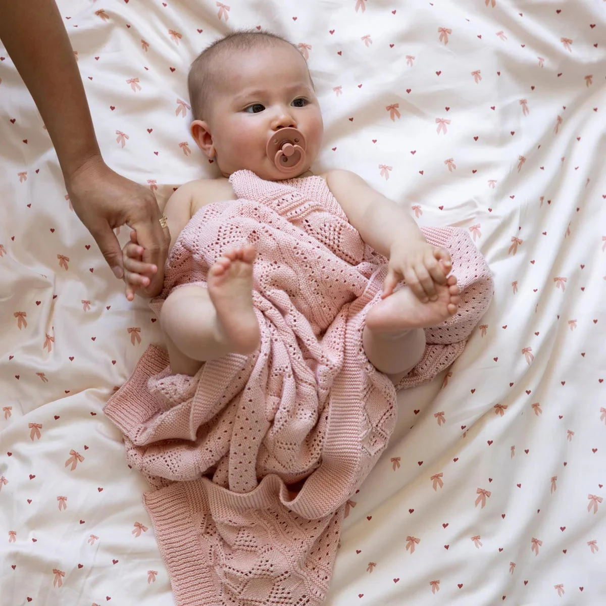 Cam Cam Copenhagen Pointelle Blanket - Image 5