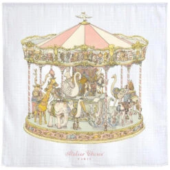 Swaddle - Carousel Pink PRE ORDER JULY