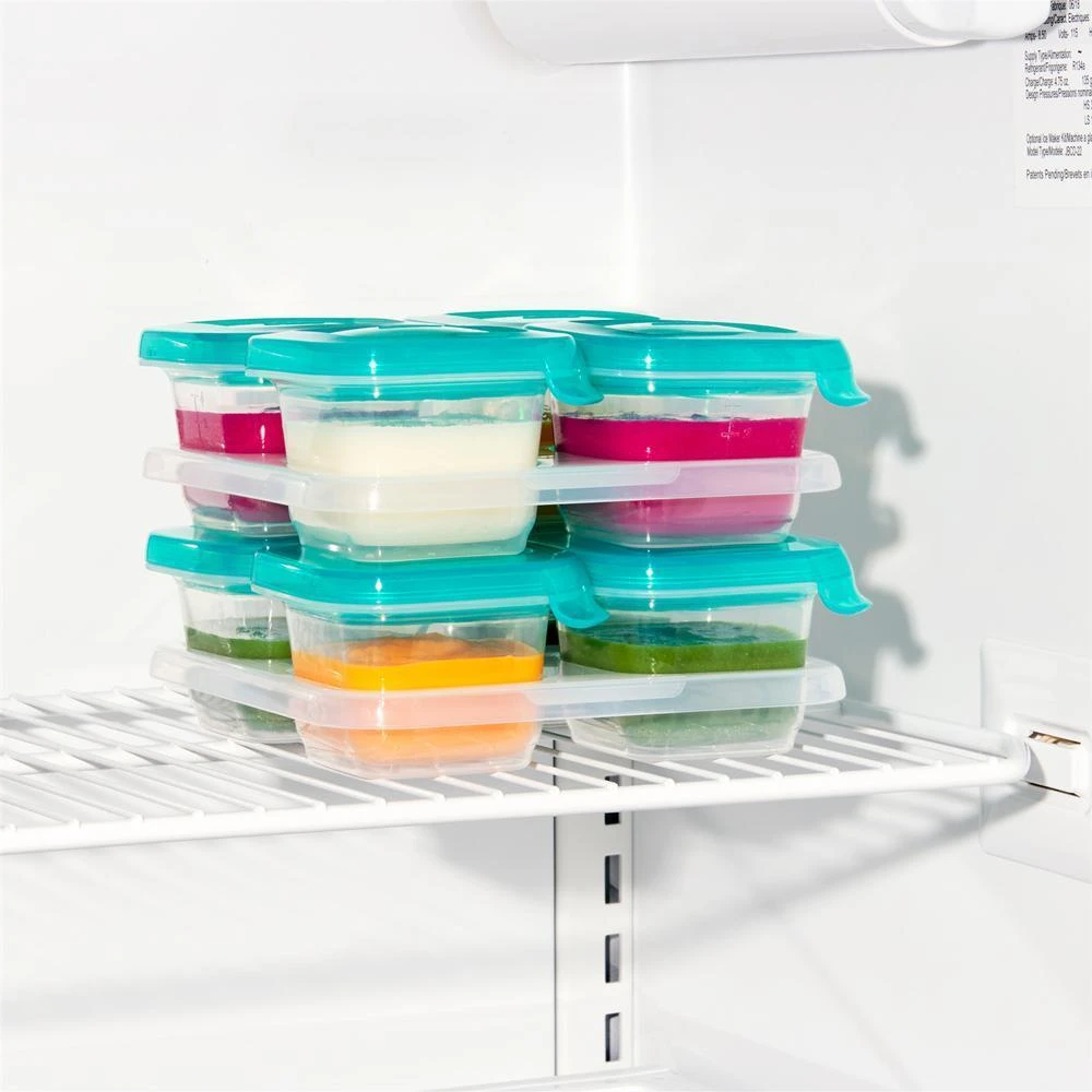 Silicone Baby Blocks - Teal VARIOUS SIZES - Image 9