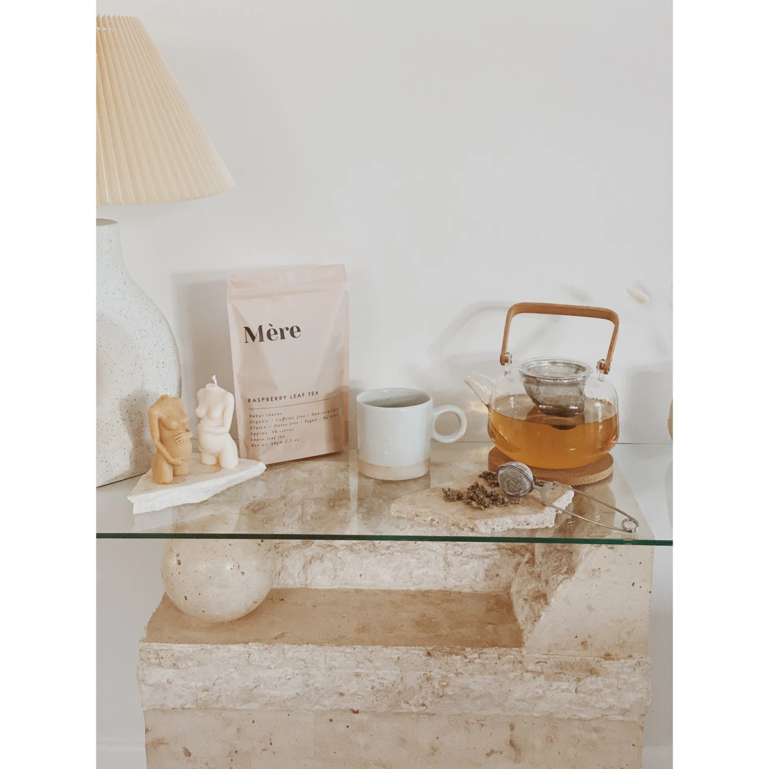 Organic Raspberry Leaf Tea 60g - Image 4