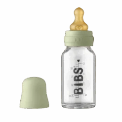 BIBS Baby Glass Bottle Set - Sage VARIOUS SIZES