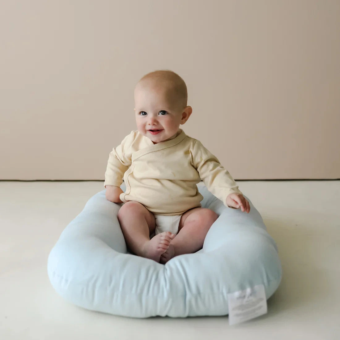 Organic Bare Infant Lounger - Bluebell - Image 10