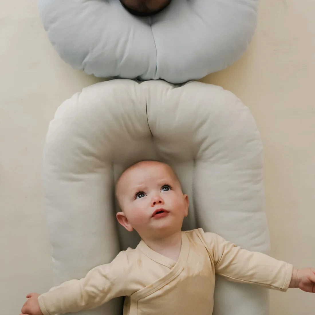 Organic Bare Infant Lounger - Bluebell - Image 9