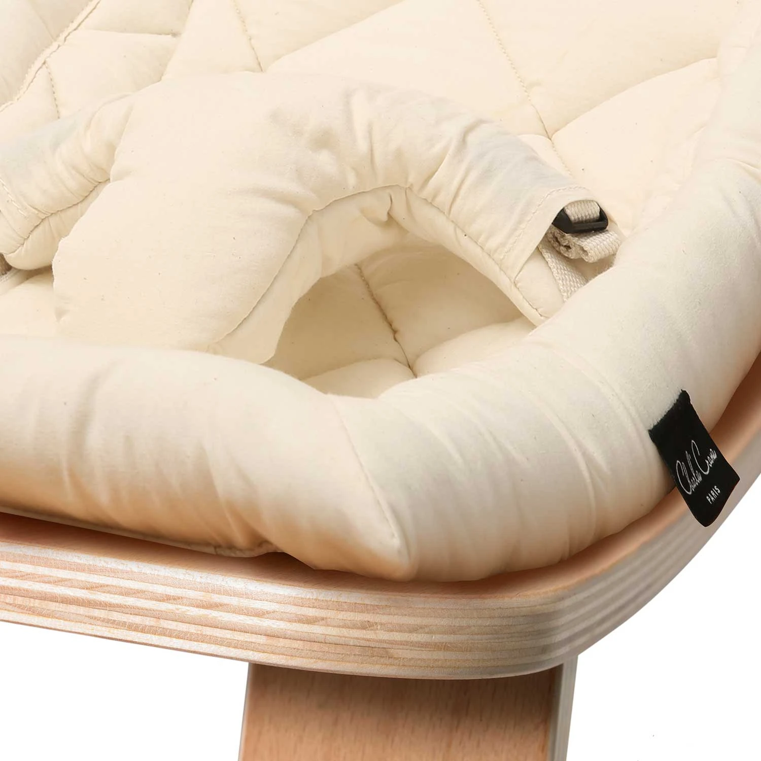 Levo Baby Rocker - Organic Milk/White - Image 6