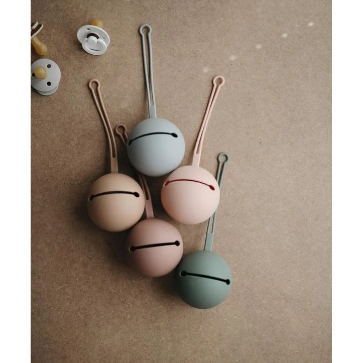 Mushie Pacifier Case - Stone - Image 4