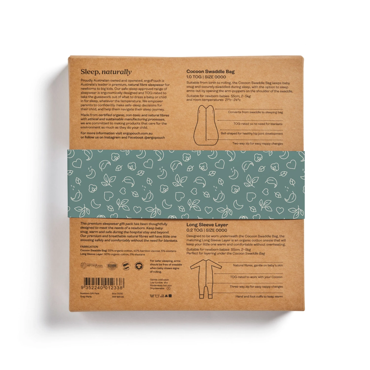 Newborn Gift Pack - Grey Marle - Image 2