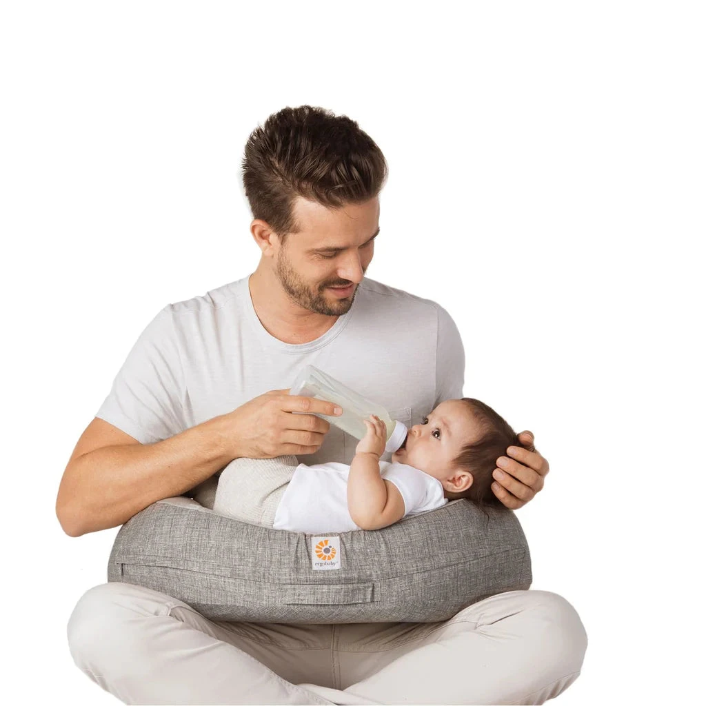 Ergobaby Natural Curve Nursing Pillow - Grey - Image 9