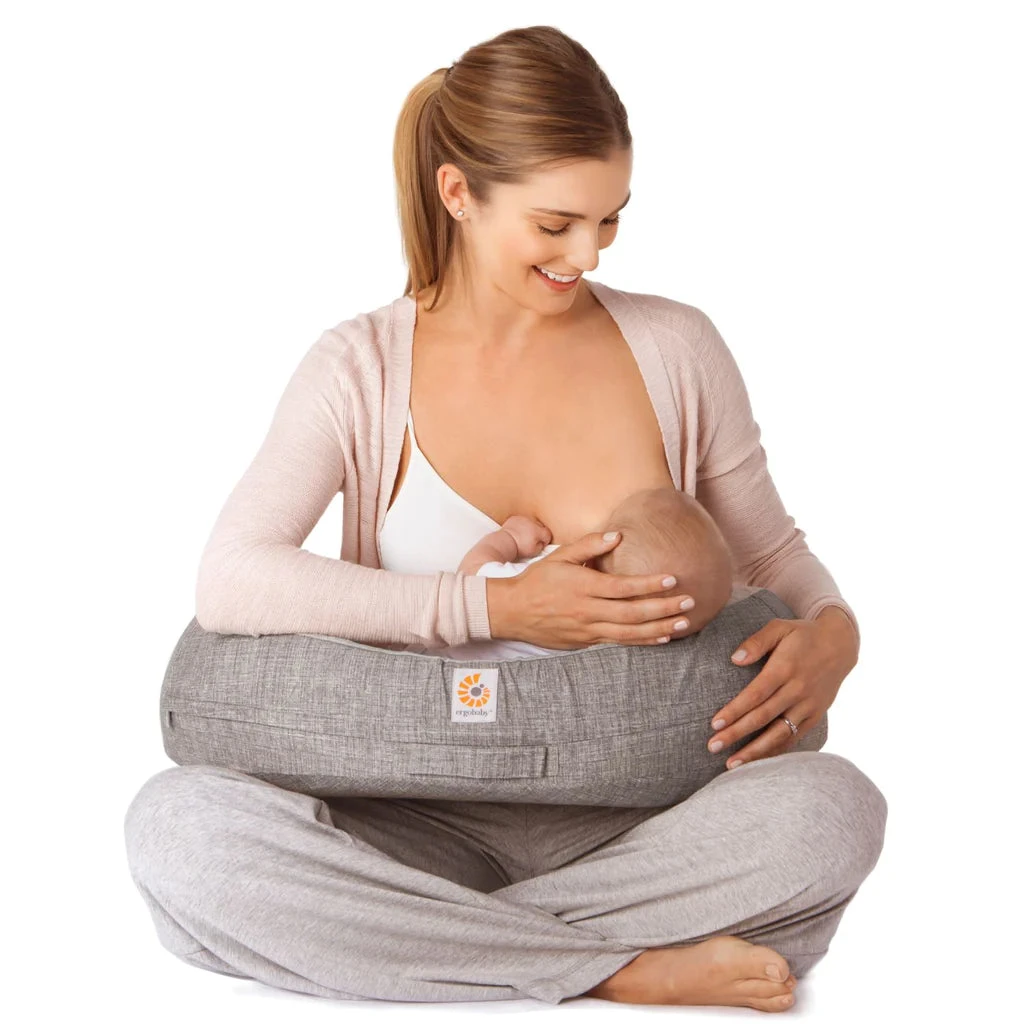 Ergobaby Natural Curve Nursing Pillow - Grey - Image 5