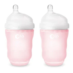 Gentle Bottle 240ml 2 Pack - Rose