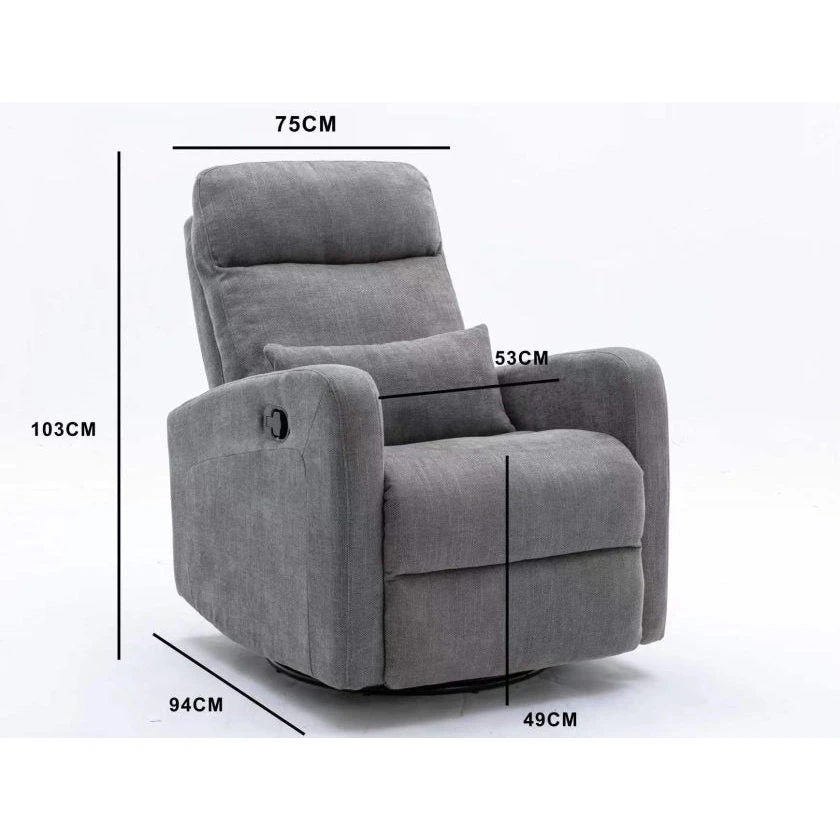 COCOON Plush Recliner Glider Chair - Image 8