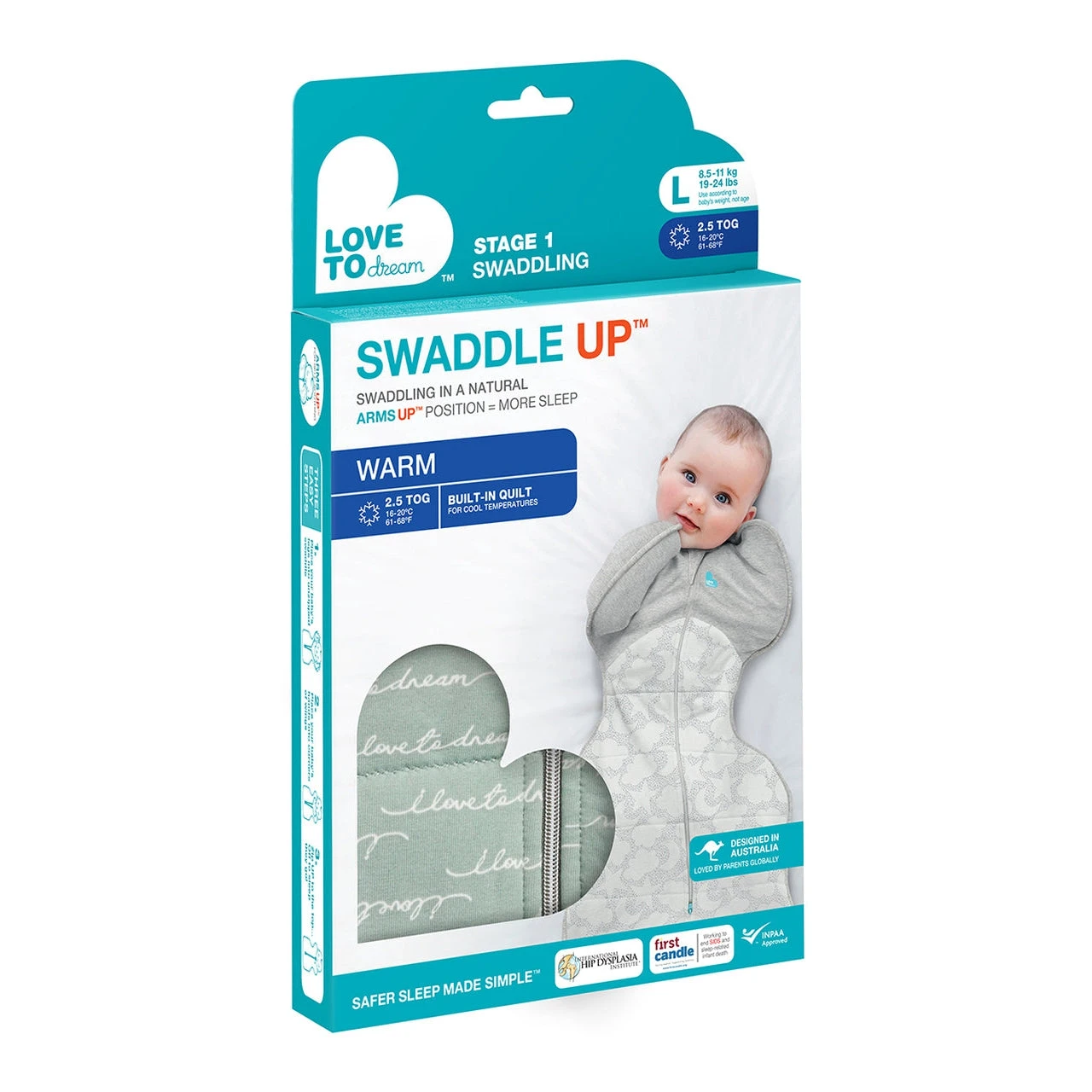 Love To Dream Swaddle UP Warm 2.5 TOG - Image 6
