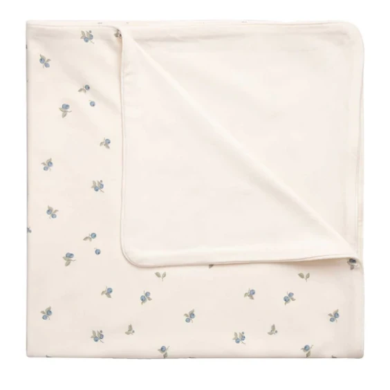 Blueberry Jersey Baby Blanket