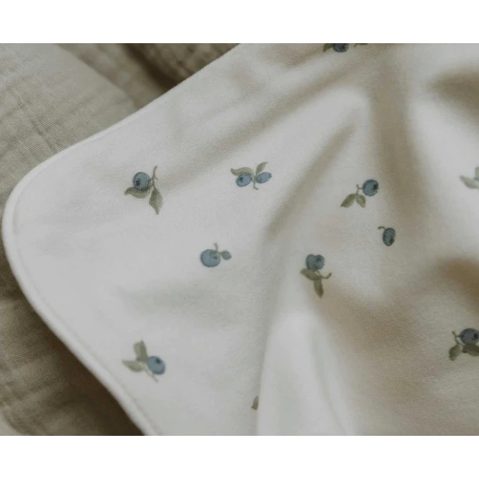 Blueberry Jersey Baby Blanket - Image 2