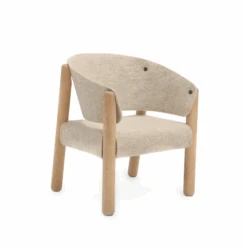 Saba Children's Chair In Beige Felt