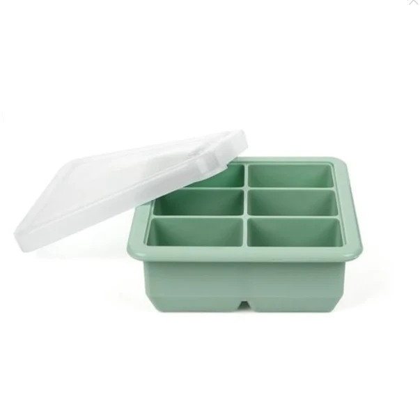Haakaa Silicone Baby Food And Breast Milk Freezer Tray - Pea Green