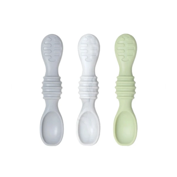 Bumkins Silicone Dipping Spoon 3pk VARIOUS COLOURS - Image 2