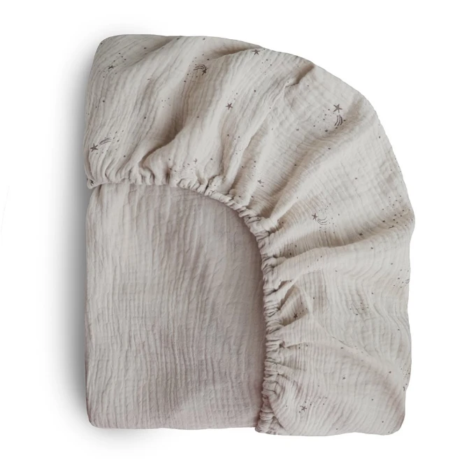 Mushie Cot Sheet VARIOUS COLOURS - Image 7