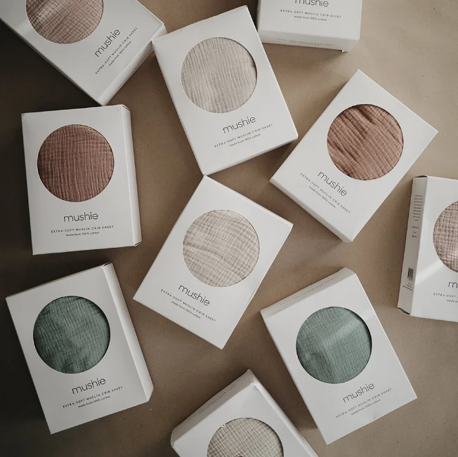 Mushie Cot Sheet VARIOUS COLOURS - Image 9