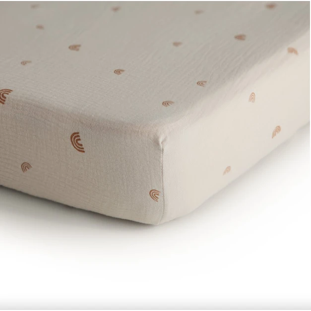 Mushie Cot Sheet VARIOUS COLOURS - Image 5