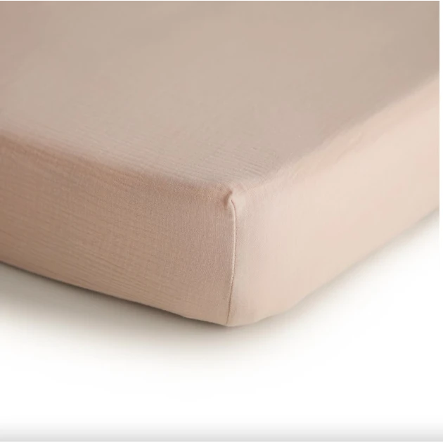 Mushie Cot Sheet VARIOUS COLOURS - Image 2