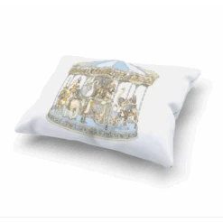 Cushion Satin - Carousel Blue