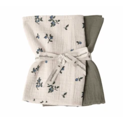 Muslin Small Blankets Set Of 2 VARIOUS COLOURS