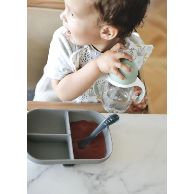 Beaba Silicone Suction Divided Plate VARIOUS COLOURS - Image 5