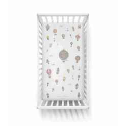 Fitted Sheet Satin - Hot Air Balloons