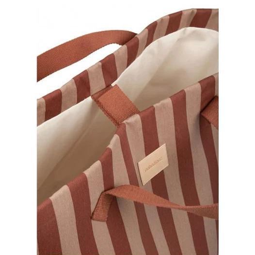 Majestic Toybag - Marsala Taupe Stripes - Image 3