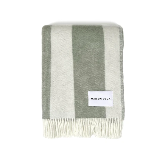 Rough Stripe Blanket VARIOUS COLOURS - Image 2