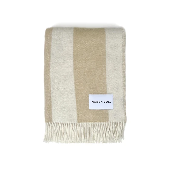 Rough Stripe Blanket VARIOUS COLOURS - Image 4