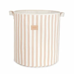 Odeon Toy Bag -Taupe Stripes/Natural