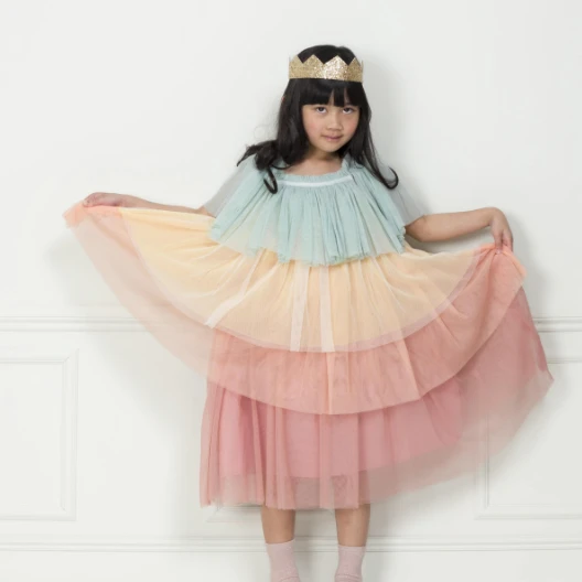 Meri-Meri Rainbow Ruffle Princess Dress - Image 7