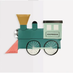 Meri-Meri Train Plate 8 Pack